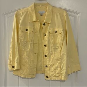 Christopher & Banks Yellow Jacket